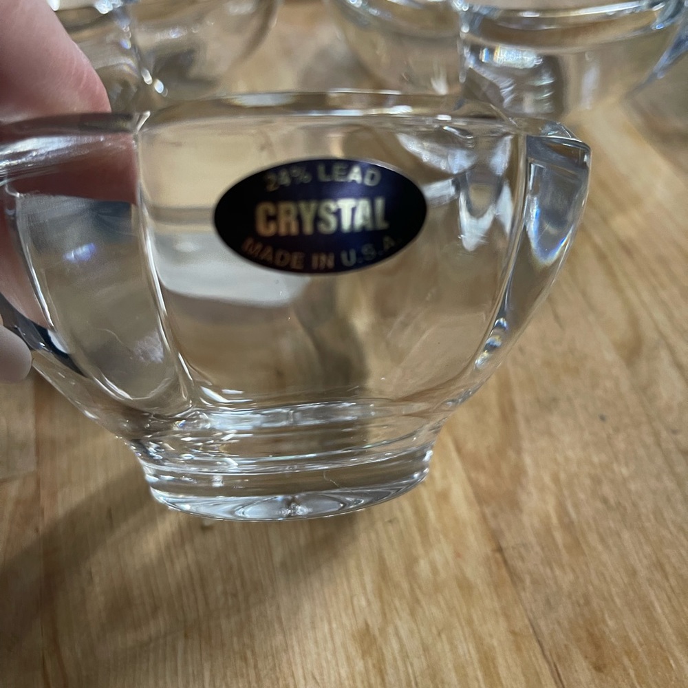 Crystal bowls